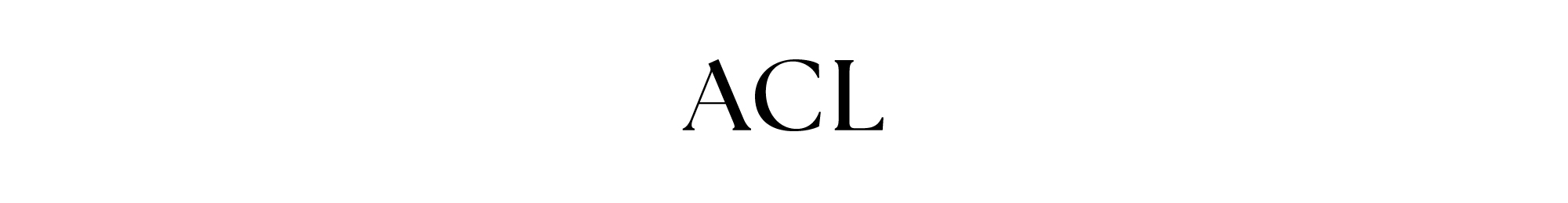 ACL logo header
